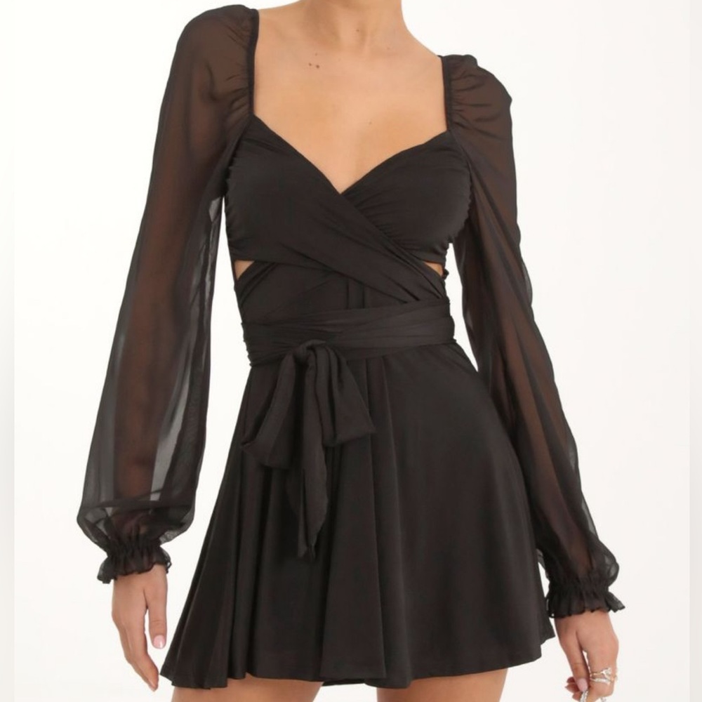 Hot formal black dress
